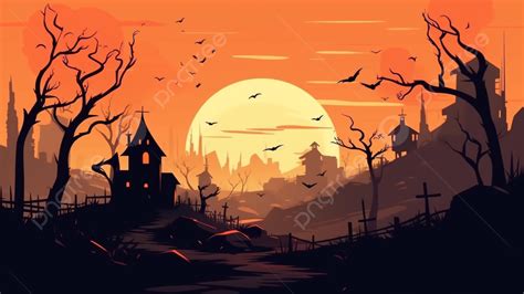 ハロウィンクロス城の背景イラスト ハロウィン クロス 城背景画像素材無料ダウンロード Pngtree