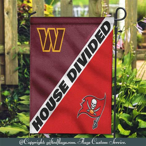 Washington Commanders Vs Tampa Bay Buccaneers House Divided Flag