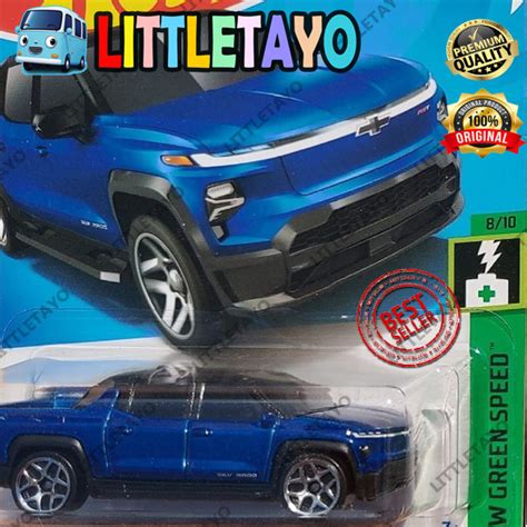 Jual Hotwheels Chevy Silverado Ev Rst 2024 Biru Ford Pickup Truck Off Road First Edition