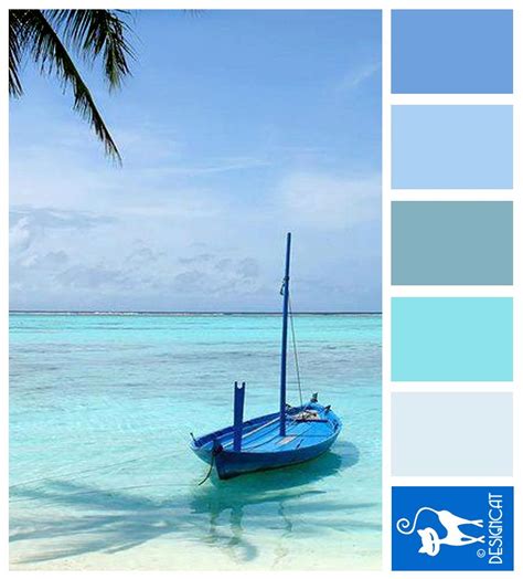 Soothing Shades of Blue - Designcat Color Palette