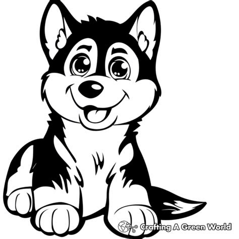 Husky Coloring Pages - Free & Printable!