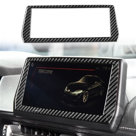 Gps Navigation Box Decoration Cover Trim Sticker For Toyota Supra A90