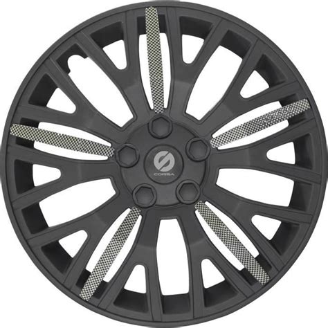 Jeu De Enjoliveurs Sparco Leggera Gris Noir Cdiscount Auto