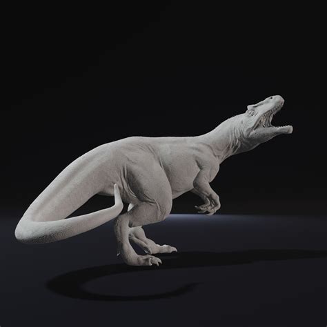 Allosaurus Fragilis Dinosaur Miniature Figure D Model D Printable