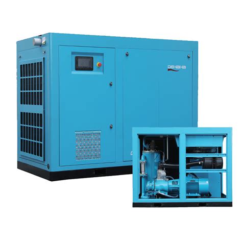 Double Stage PM VSD Low Pressure Screw Compressor 55KW 5 5bar Rotary