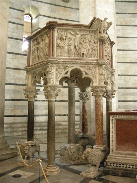 Nicola Pisano’s Baptistery Pulpit in Pisa – ItalianRenaissance.org