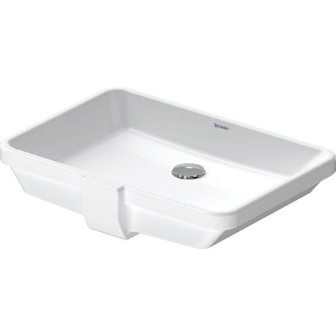 Duravit Nd Floor Vasque Encastrable Par Dessous Sans Plan De Robinet