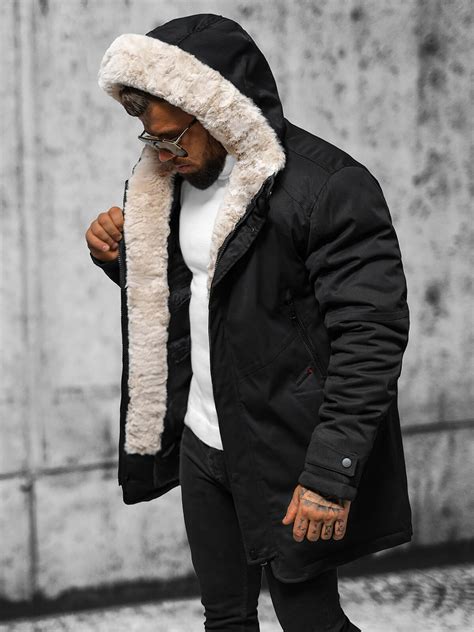 Herren Winterjacke Schwarz Ozonee Js M Ozonee