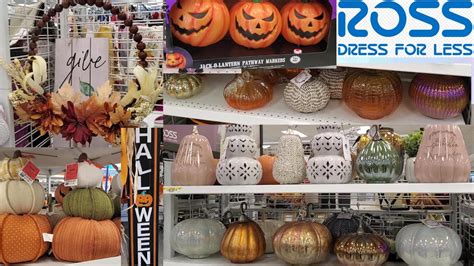 ROSS DRESS FOR LESS NEW FALL DECOR SHOP WITH ME 2022 ROSS DRESS FALL