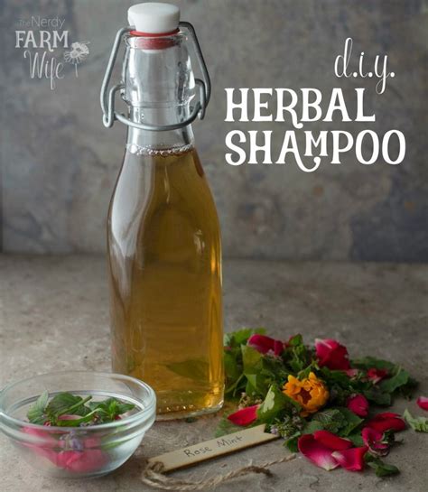 Homemade Herbal Shampoo Recipe With Natural Ingredients