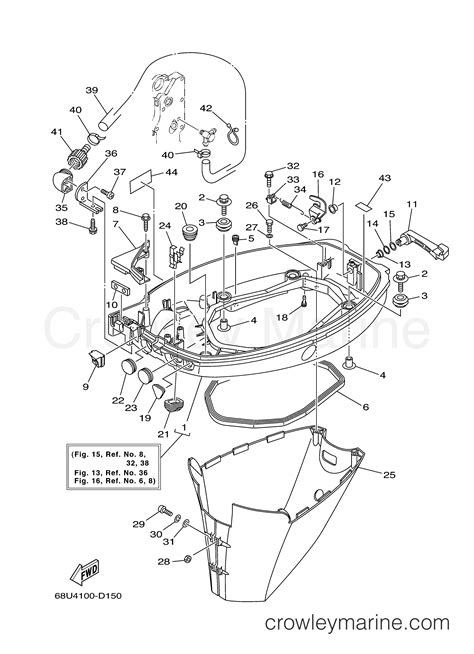 Bottom Cowling Outboard Hp T Tlr Crowley Marine