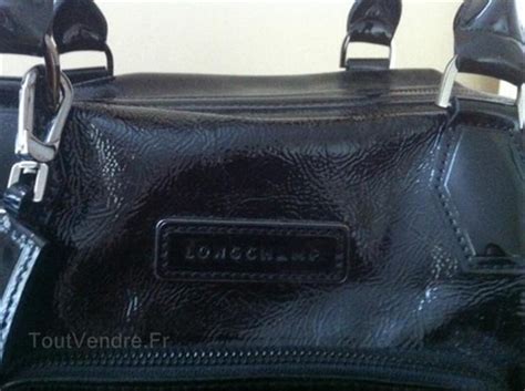 Sac Longchamp Collection L Gende Vernis Noir Bouvante