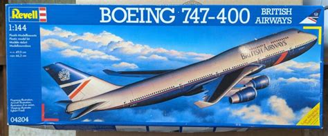 1 144 Revell British Airways 747 400 Model Kit DRAW Decal