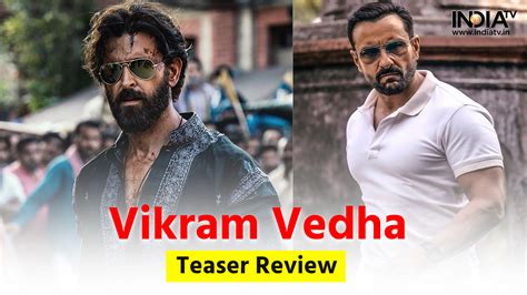 Vikram Vedha Teaser Review Cinematic Frames Fall Short On Oomph In