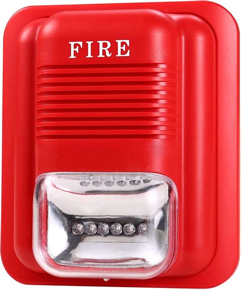 UHPPOTE Sound And Light Fire Alarm Warning Strobe Sirene Horn Alert