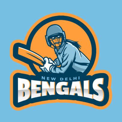 Cricket Logo Maker | Online Logo Maker | Placeit