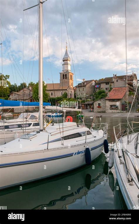 Yvoire One Of The Most Beautiful Villages Of France The Marina And