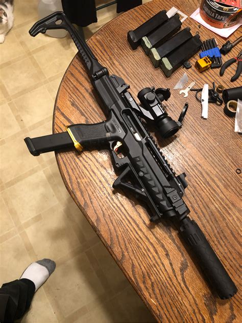 Sold Fully Built Glock Carbine Kit Hopup Airsoft