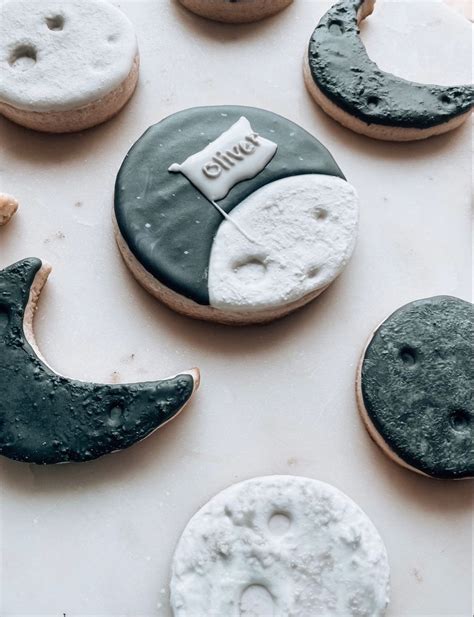 Two The Moon Cookies In 2024 Moon Cookies Wedding Cookies