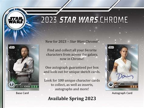 2023 Topps Star Wars Chrome Trading Cards