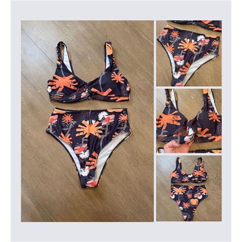 Shein Bikini Set Size Medium Excellent Used Depop