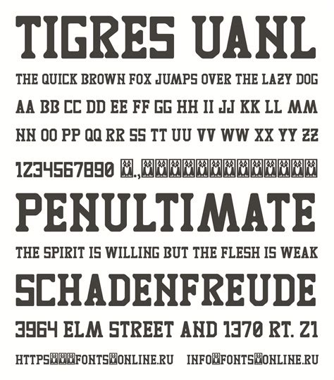 Tigres Uanl Font