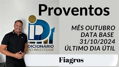 Proventos De Outubro Data Base Fiagros Rura Xpca