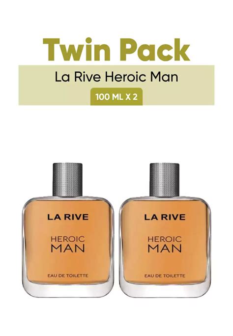 Jual La Rive Twin Pack La Rive Heroic Man 100 ML 100 ML Original 2024