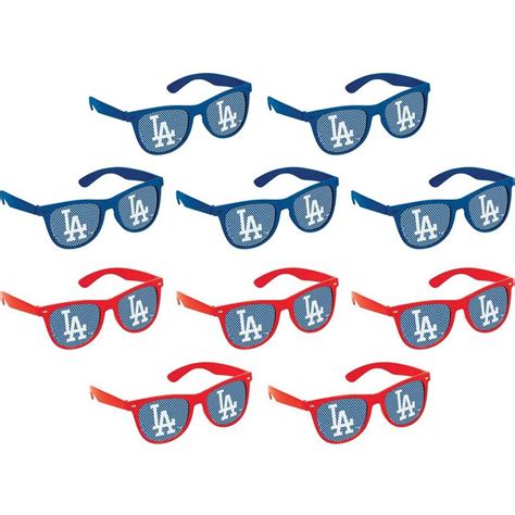 Los Angeles Dodgers Printed Glasses 10ct Party City