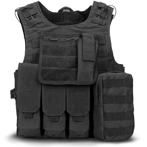 Military Tactical Vest With Molle Plate Carrier Vest For Men EcoGear FX