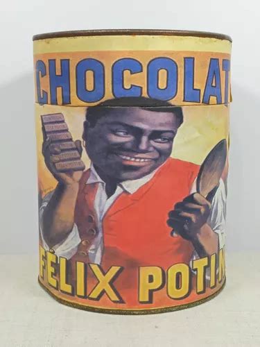 Lata Antiga Chocolat F Lix Potin Grande Fran A Rara Parcelamento Sem