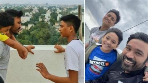 On Father's Day, Dhanush shares pic with sons Linga and Yatra: 'You ...