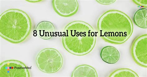 8 Unusual Uses for Lemon