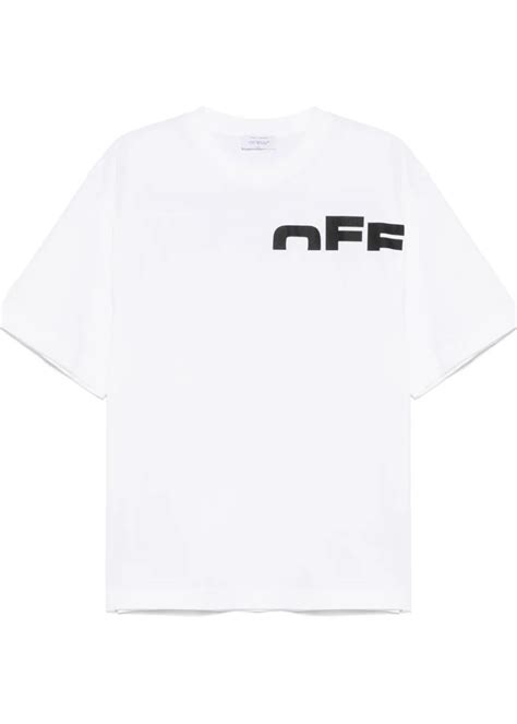 Off-White Camiseta logo compartilhado Branco