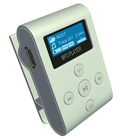 MP3 Player V1 Free 3D Model Obj Stl Free3D