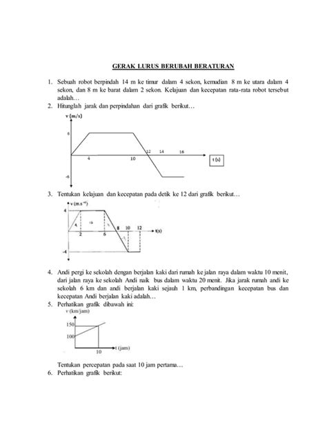 Contoh Soal Glb Dan Glbb Pdf