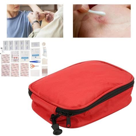 Cuque Sac D Urgence 16pcs Trousse De Premiers Soins En Plein Air