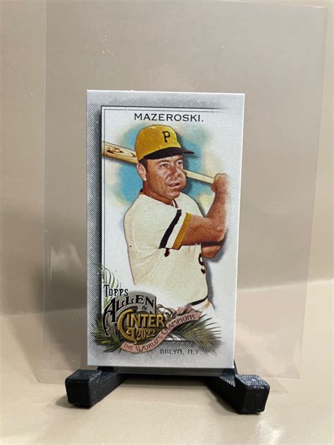 Topps Allen Ginter Baseball Bill Mazeroski Mini Pittsburgh