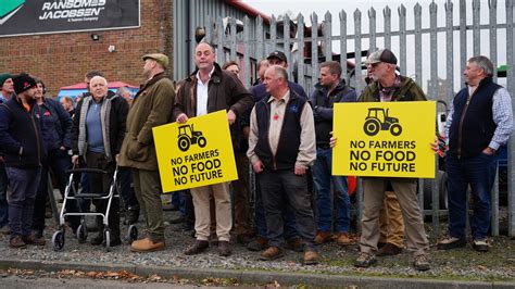 Thousands Of Farmers Descend On Downing Street To Protest Against