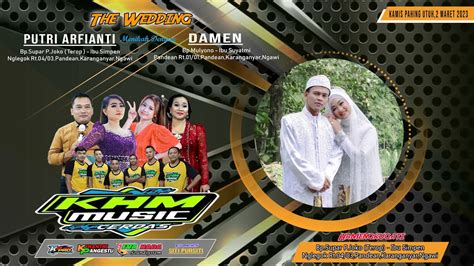 Live KHM Music Cerdas EVA NADA Audio KP Pro Wedding Putri