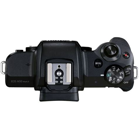 Canon EOS M50 Mark II Mirrorless Digital Camera (Body Only, Black) 4728C001