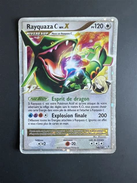 Carte Pok Mon Rayquaza C Niv X Platine Vainqueures Supr Mes Fr