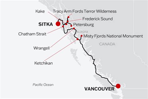 AQV-Alaska-Sitka-Vancouver-Itinerary-Map - Sunstone Tours & Cruises