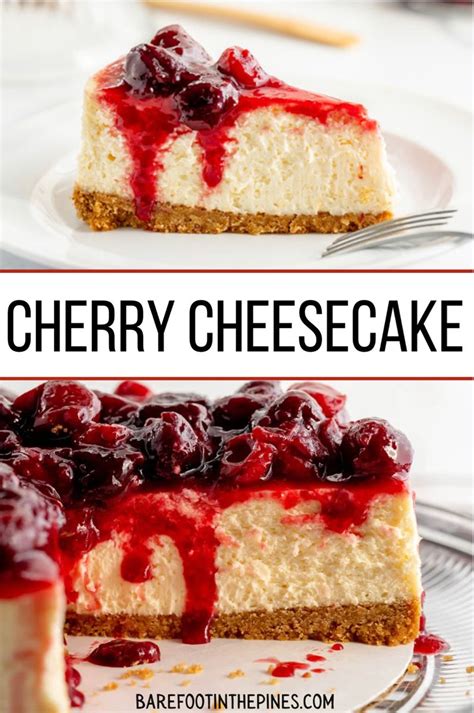 The Best Cherry Cheesecake Recipe Ny Style With Homemade Cherry Pie Sauce