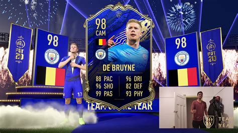 Omg I Packed Toty Kevin De Bruyne Fifa Team Of The Year Youtube