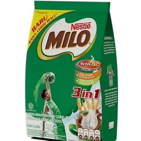 MILO ACTIV GO 3 IN 1 Pouch 1 Kg Lazada Indonesia