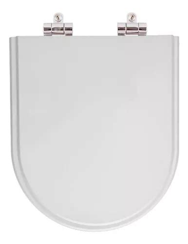 Asiento Para Inodoro Pontto Lavabo Oval Greca De Poli Ster Gris Claro