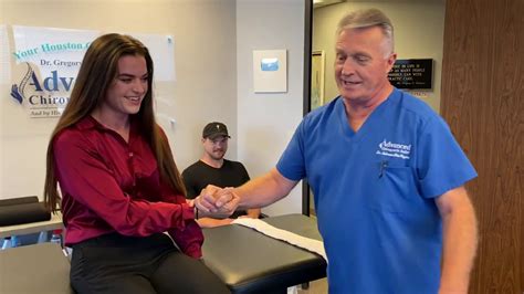 Brooke Gets Her First Johnson Ring Dinger® Chiropractic Adjustment At