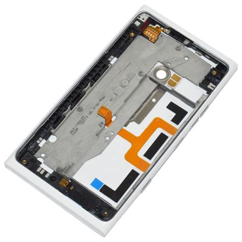 NOKIA COVER POSTERIORE ORIGINALE COPRIBATTERIA PER LUMIA 900 WHITE