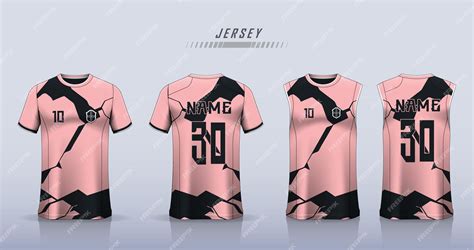 Premium Vector Tshirt Sport Design Template Soccer Jersey Mockup For